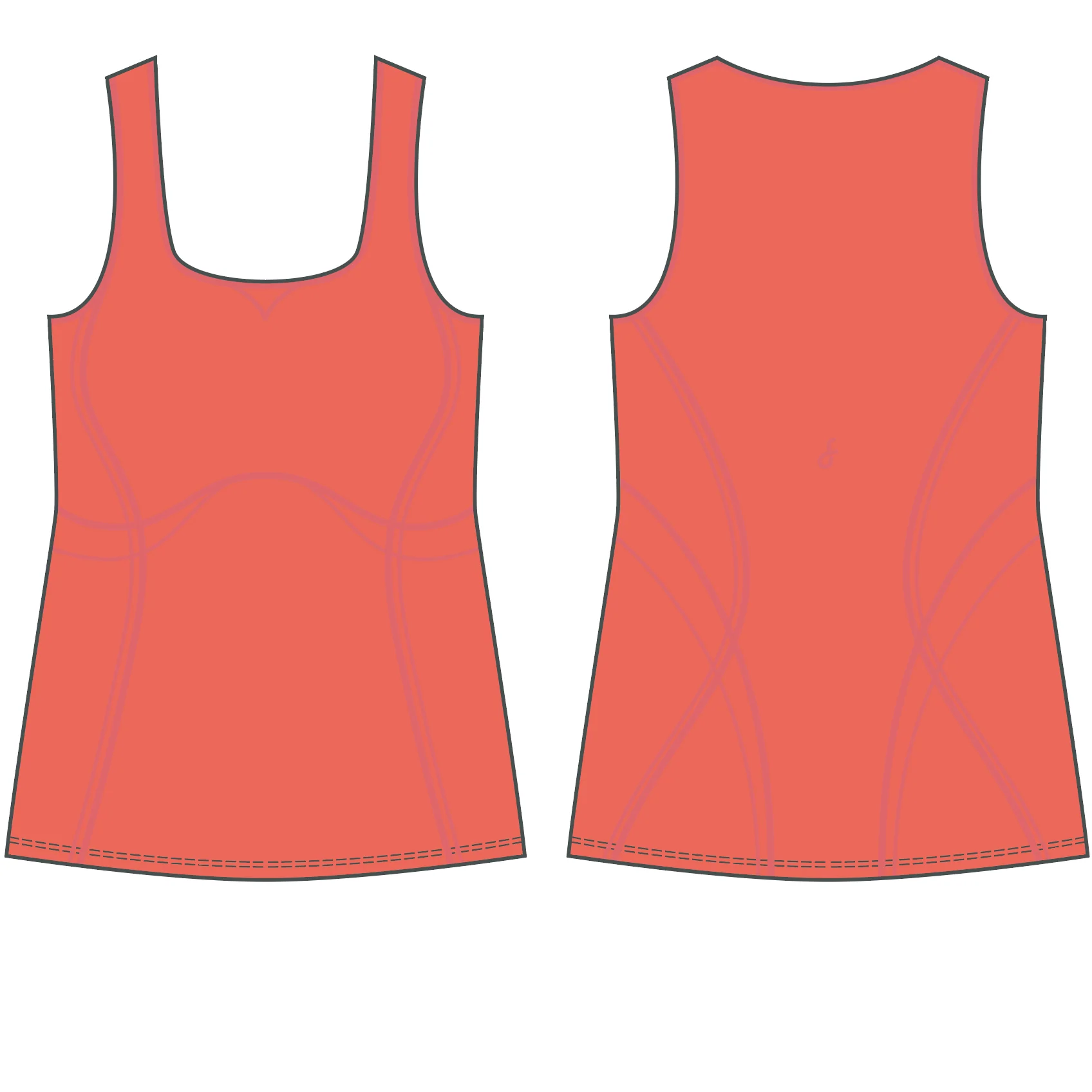 Body Sculpt Long Bra Tank, A-D Cups - Image 22