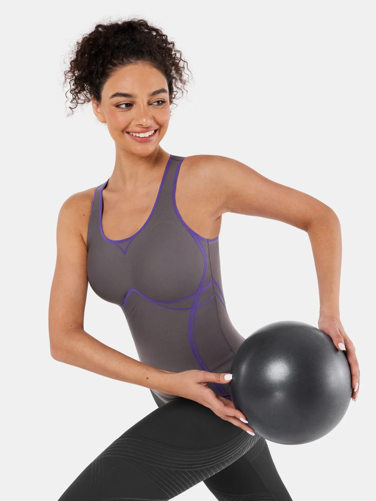 Body Sculpt Long Bra Tank, A-D Cups - Image 64