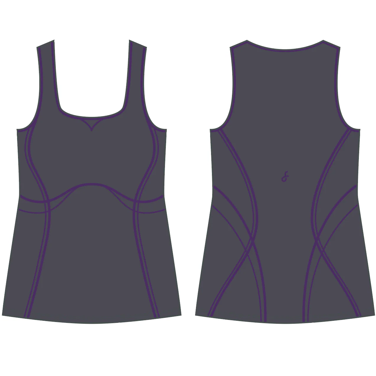 Body Sculpt Long Bra Tank, A-D Cups - Image 11