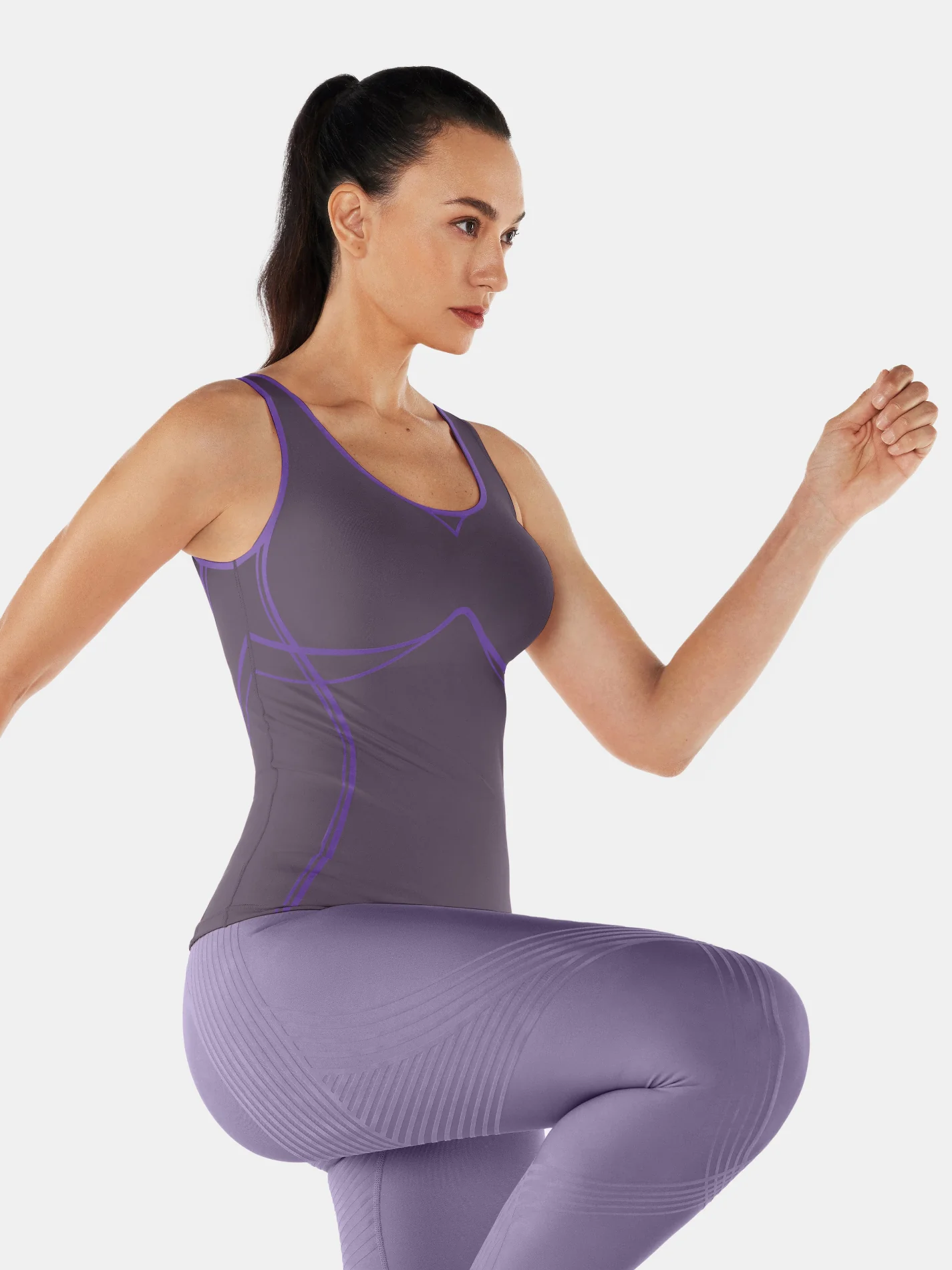 Body Sculpt Long Bra Tank, A-D Cups - Image 15