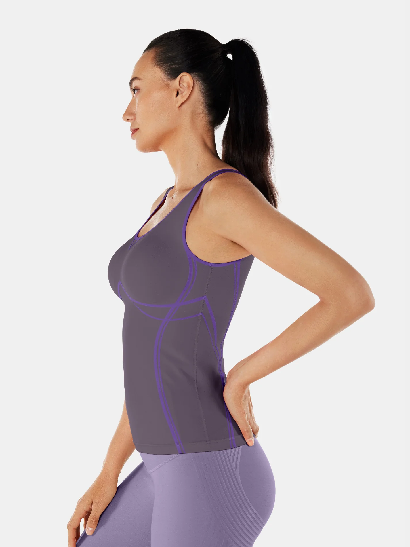 Body Sculpt Long Bra Tank, A-D Cups - Image 20