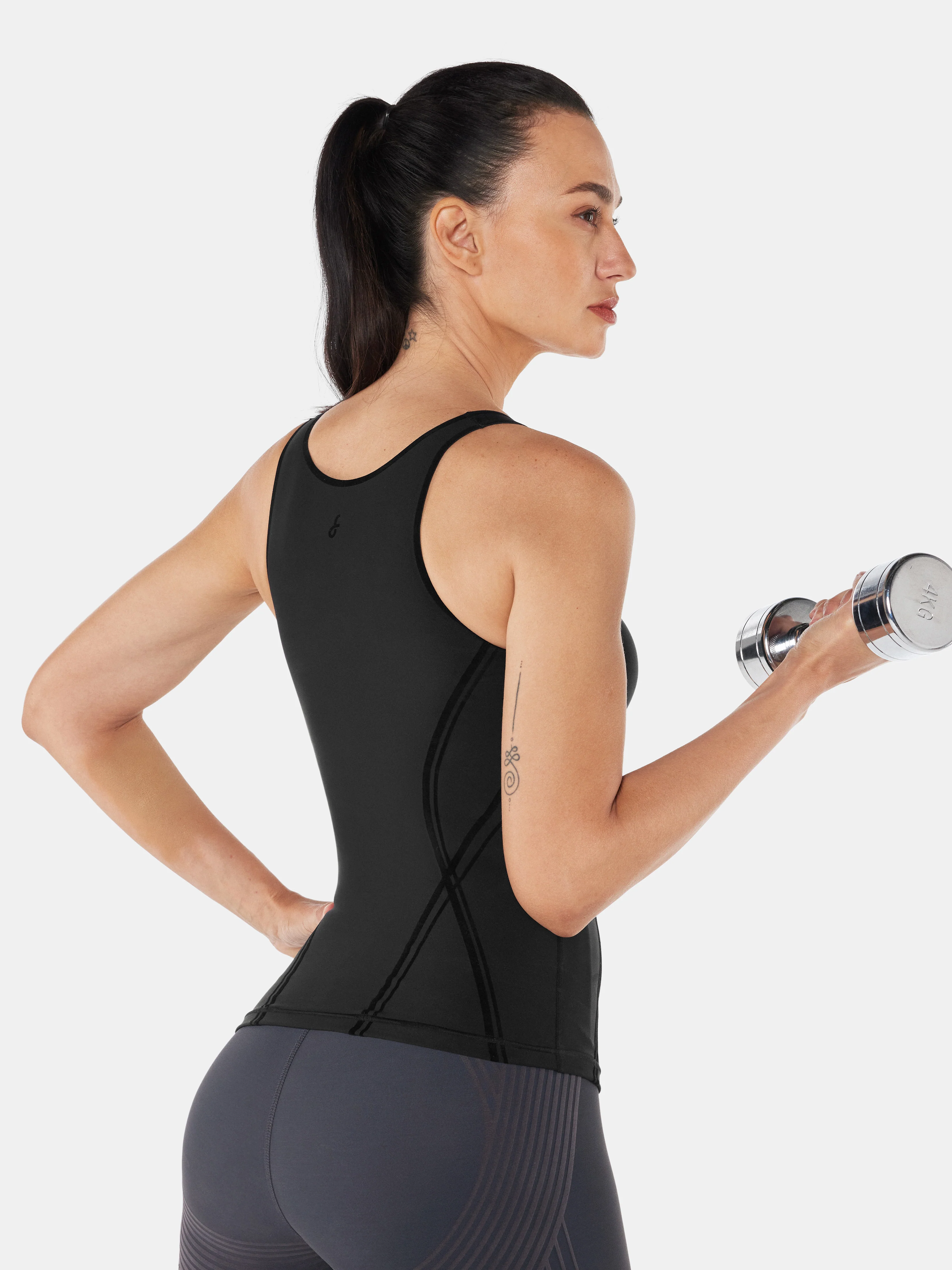 Body Sculpt Long Bra Tank, A-D Cups - Image 21