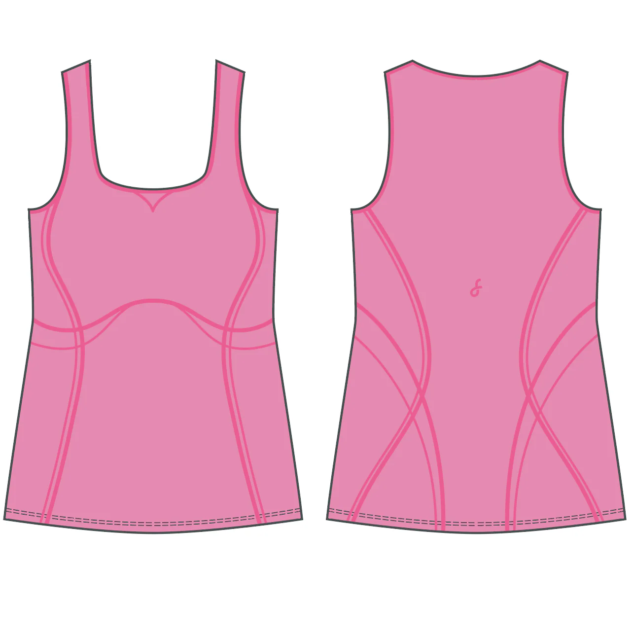 Body Sculpt Long Bra Tank, A-D Cups - Image 23