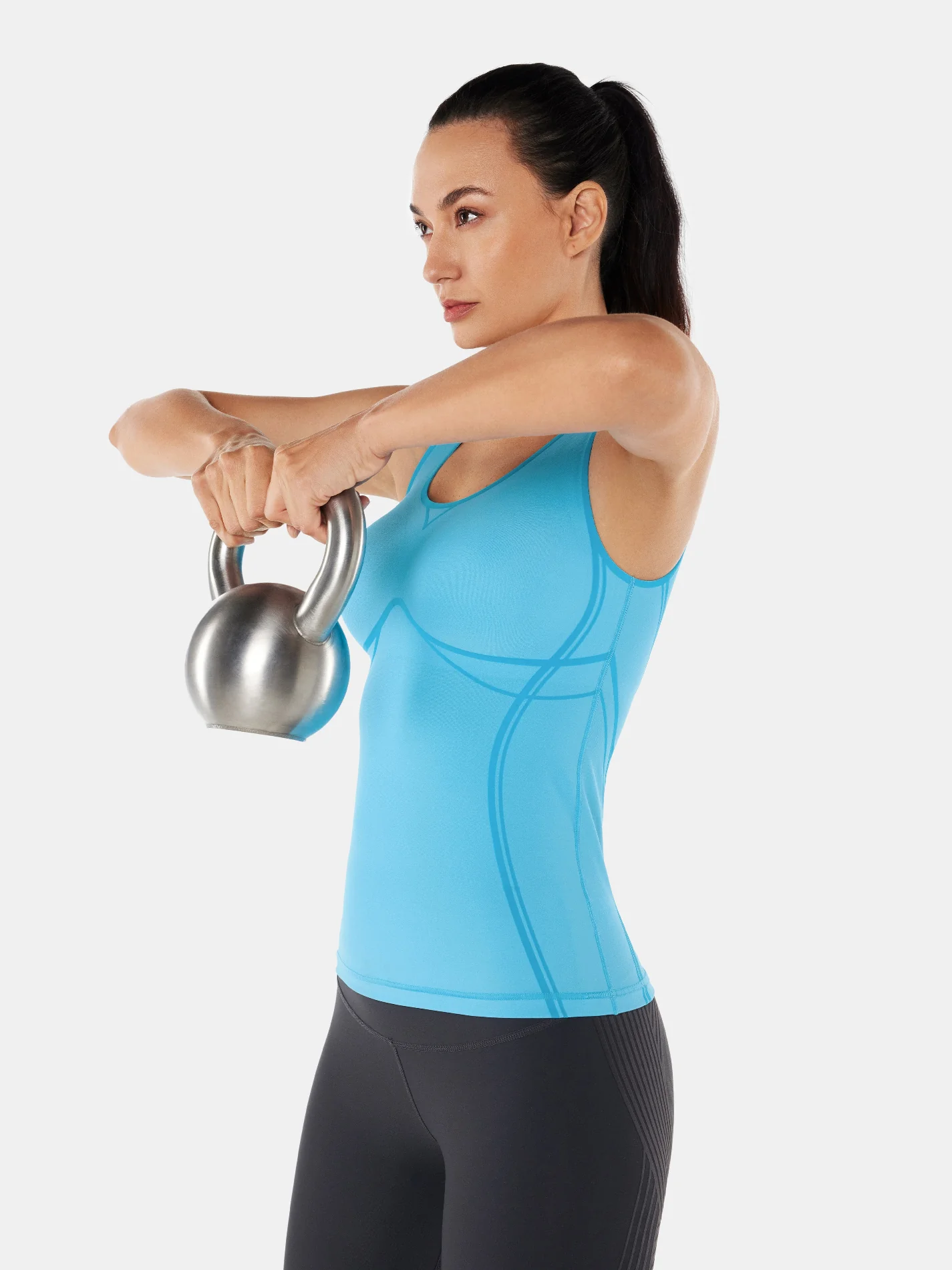 Body Sculpt Long Bra Tank, A-D Cups - Image 44