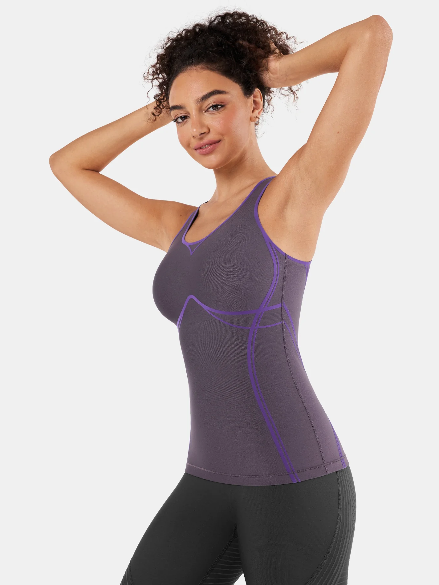 Body Sculpt Long Bra Tank, A-D Cups - Image 51