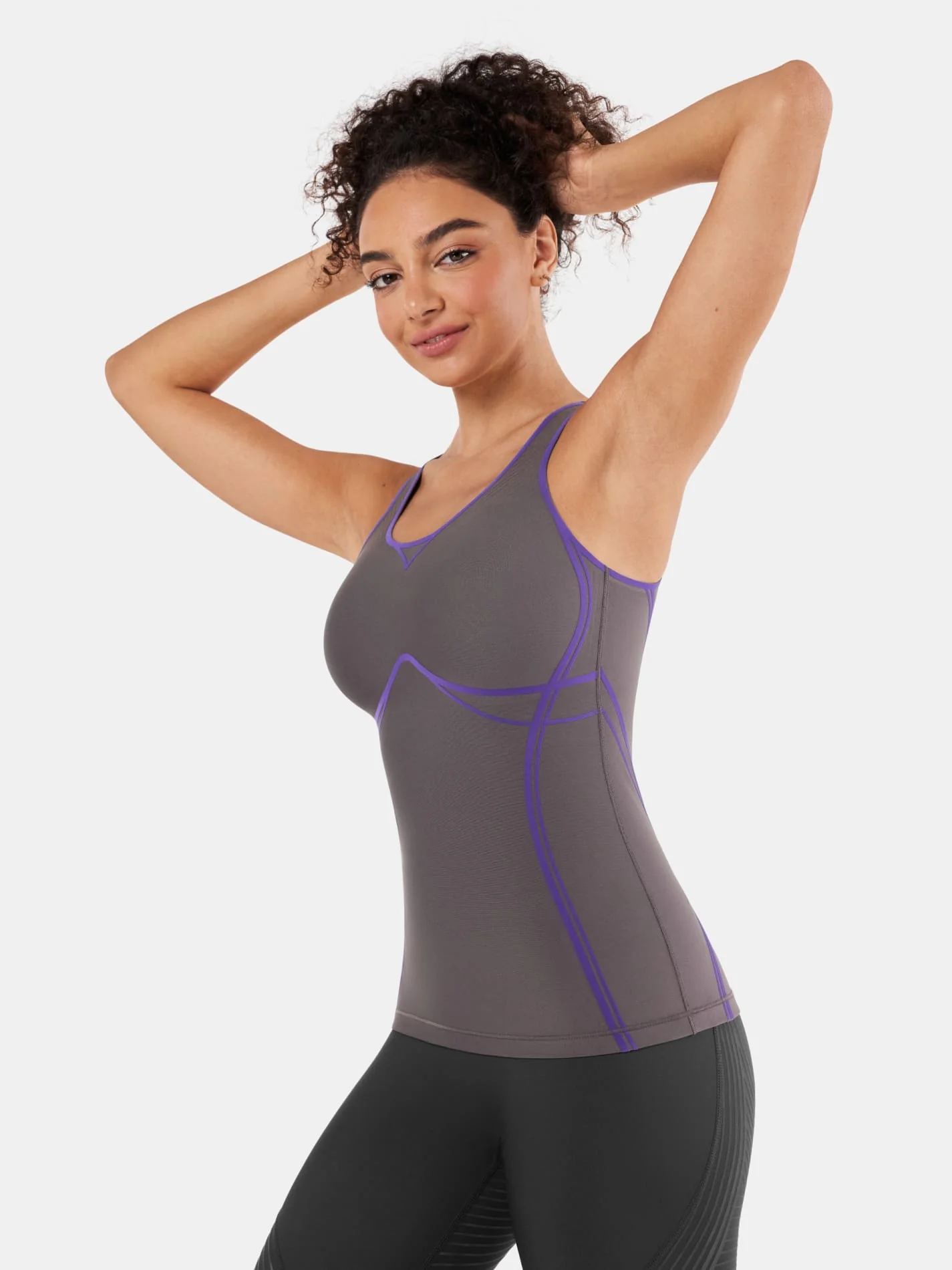Body Sculpt Long Bra Tank, A-D Cups - Image 59