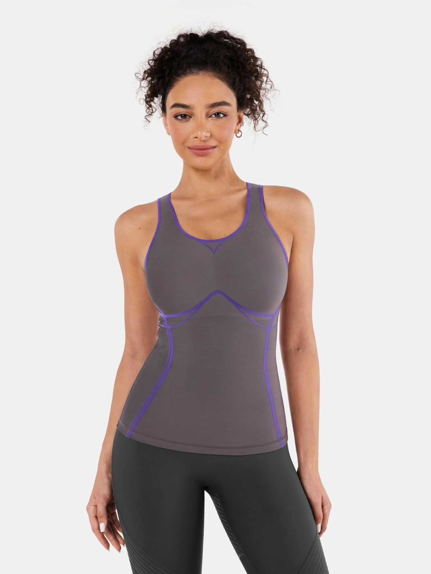 Body Sculpt Long Bra Tank, A-D Cups - Image 60