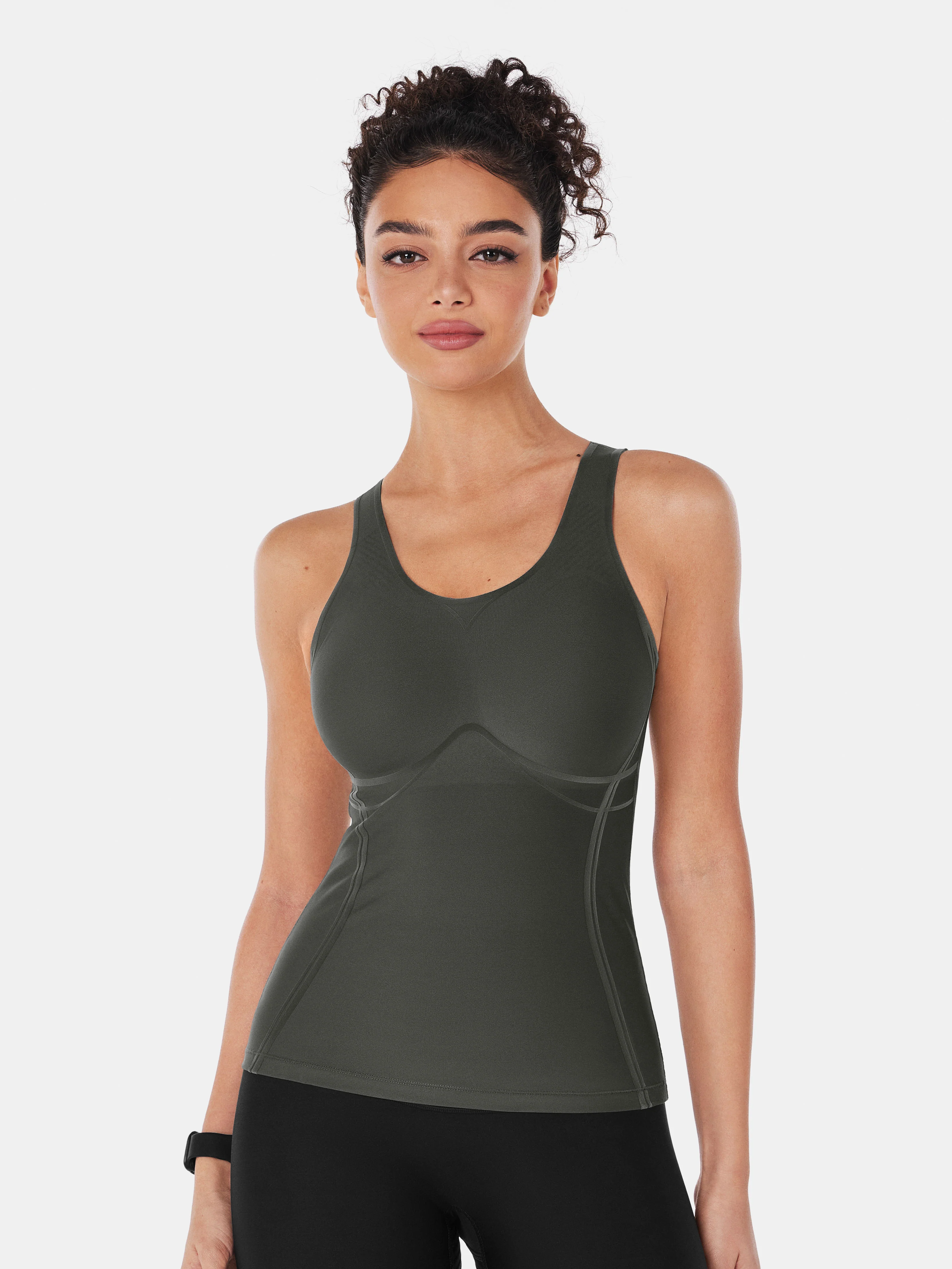 Body Sculpt Long Bra Tank, A-D Cups - Image 69