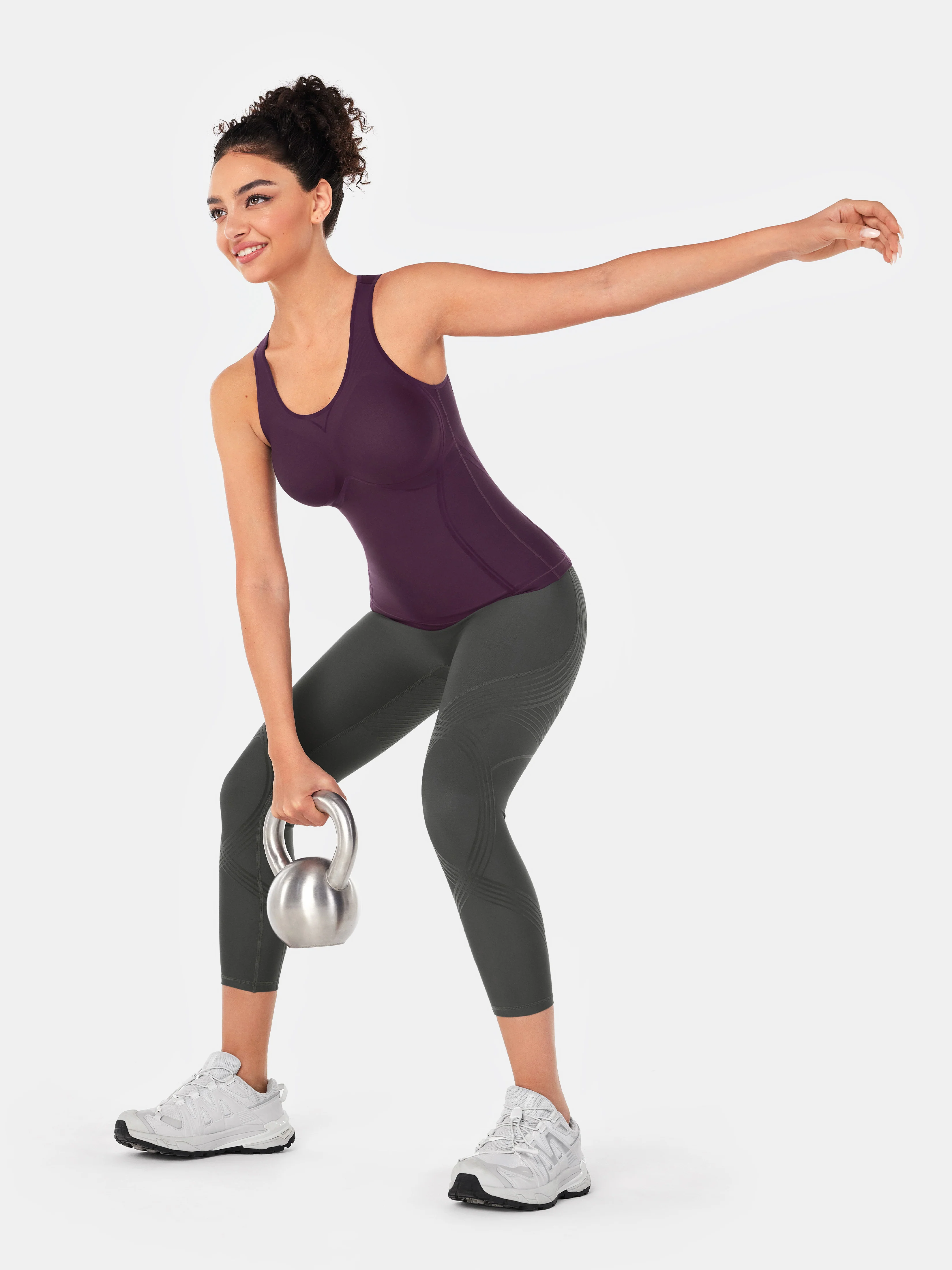 Body Sculpt Long Bra Tank, A-D Cups - Image 74