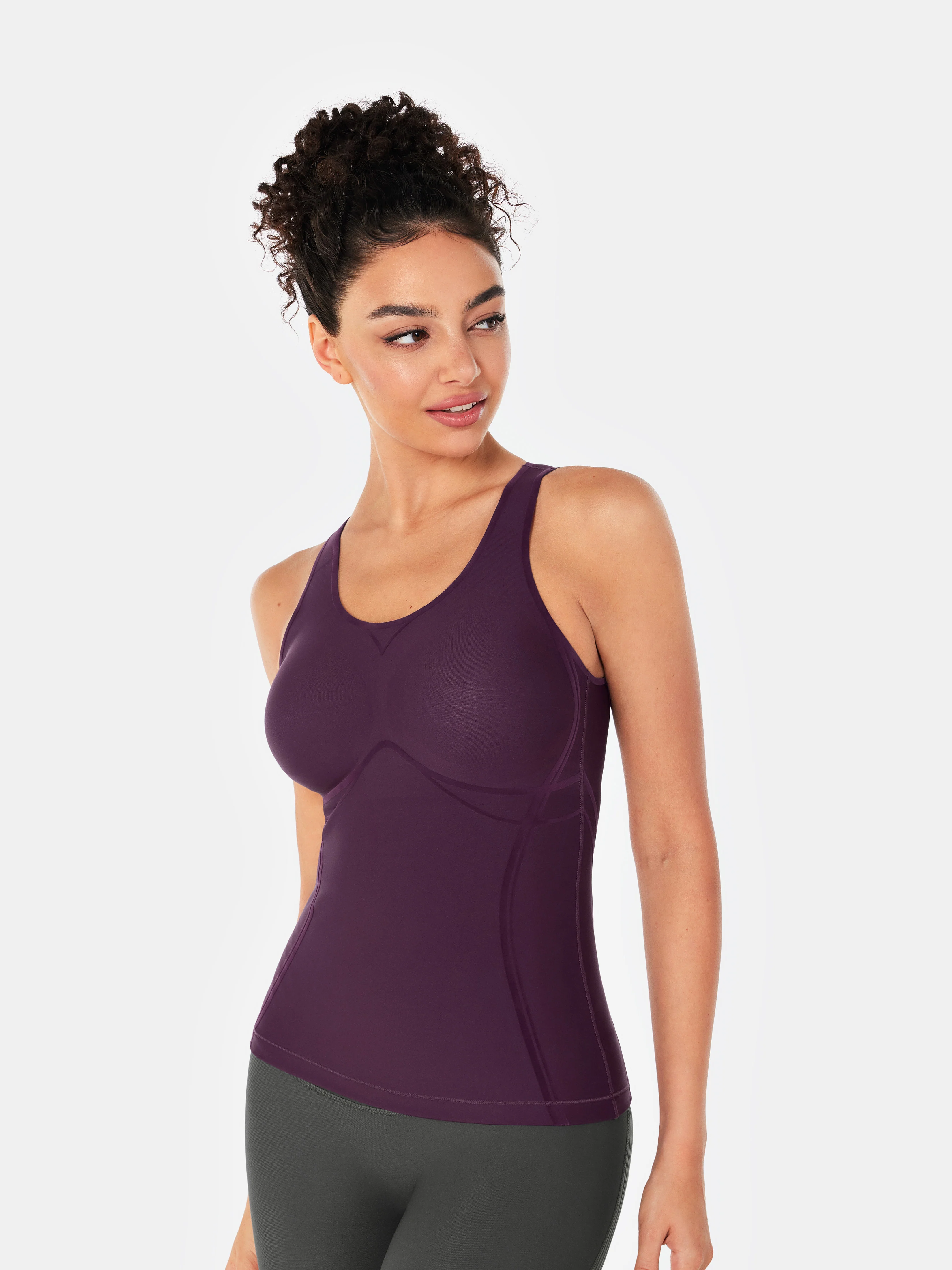 Body Sculpt Long Bra Tank, A-D Cups - Image 75