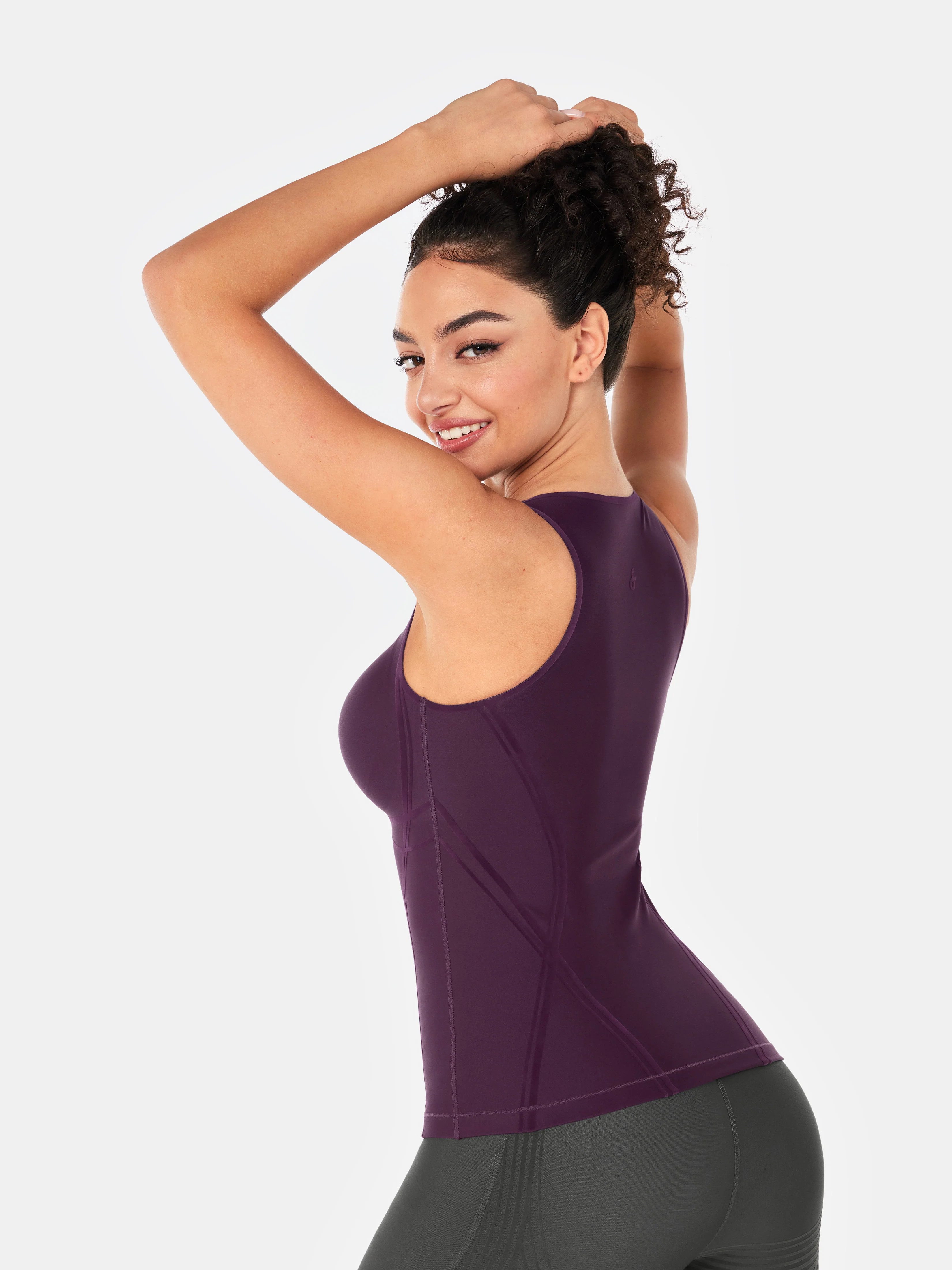 Body Sculpt Long Bra Tank, A-D Cups - Image 77