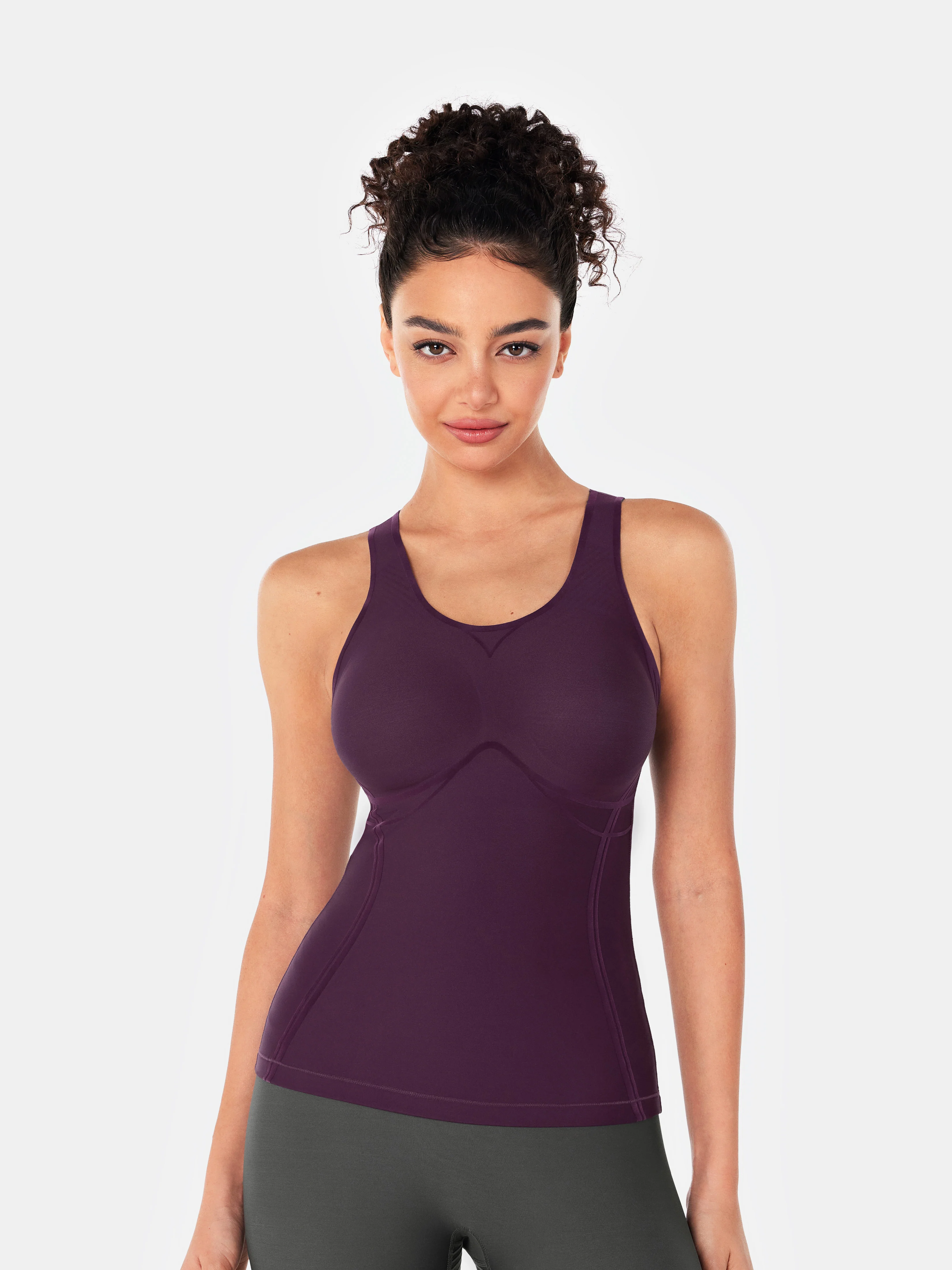 Body Sculpt Long Bra Tank, A-D Cups - Image 78