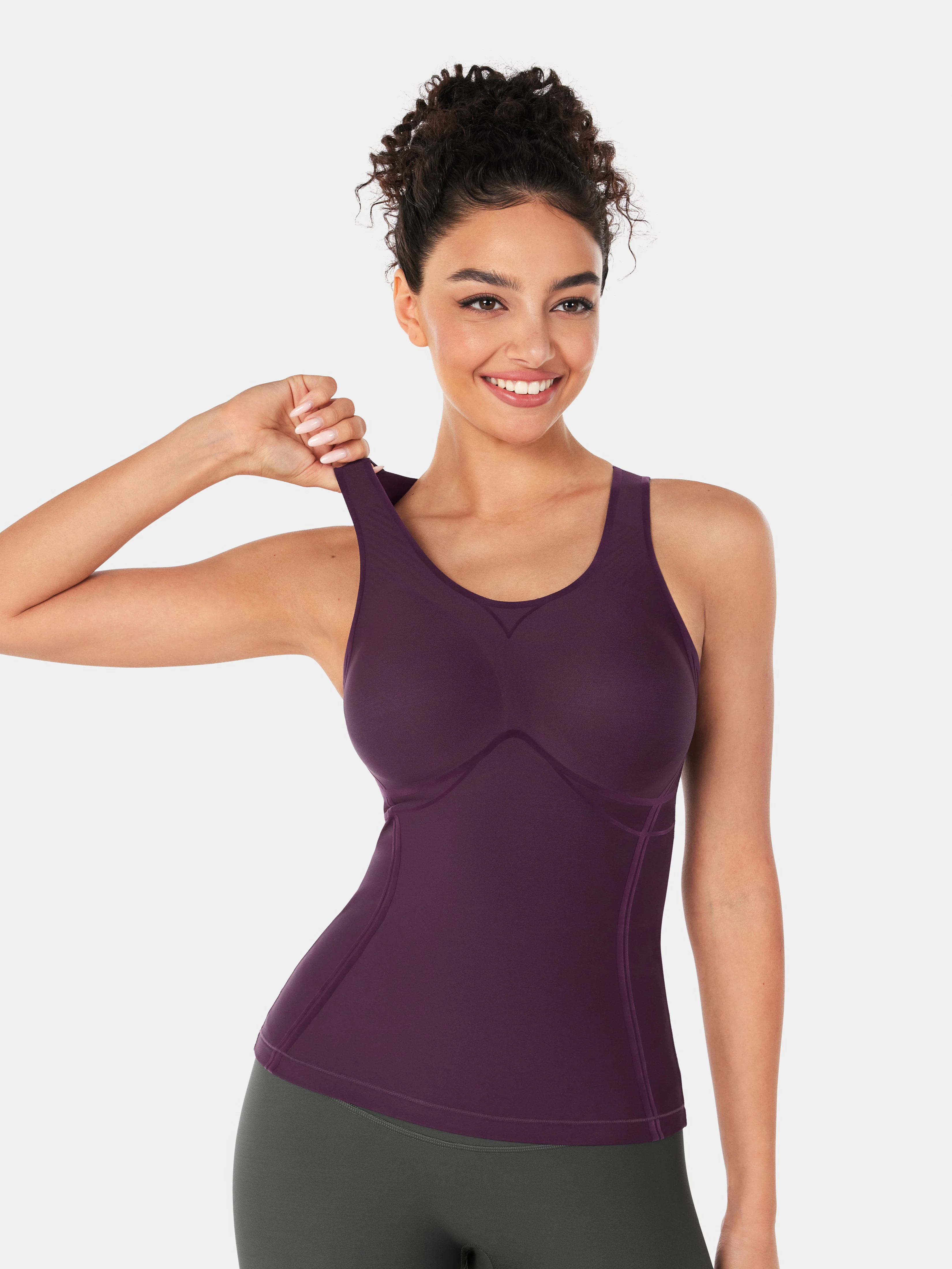 Body Sculpt Long Bra Tank, A-D Cups - Image 79