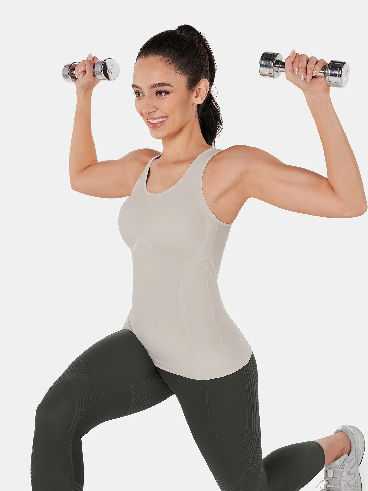 Body Sculpt Long Bra Tank, A-D Cups - Image 81