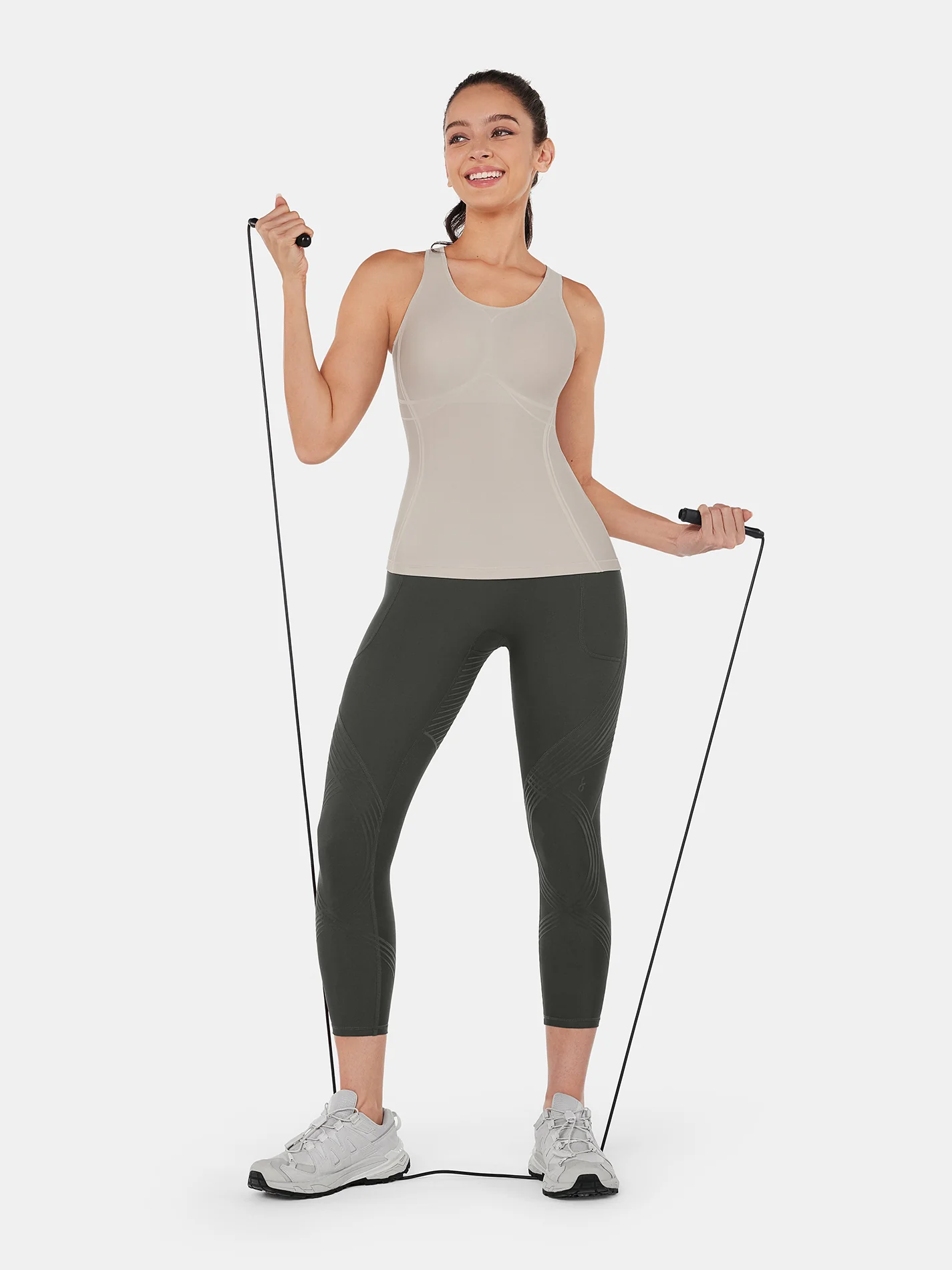 Body Sculpt Long Bra Tank, A-D Cups - Image 83