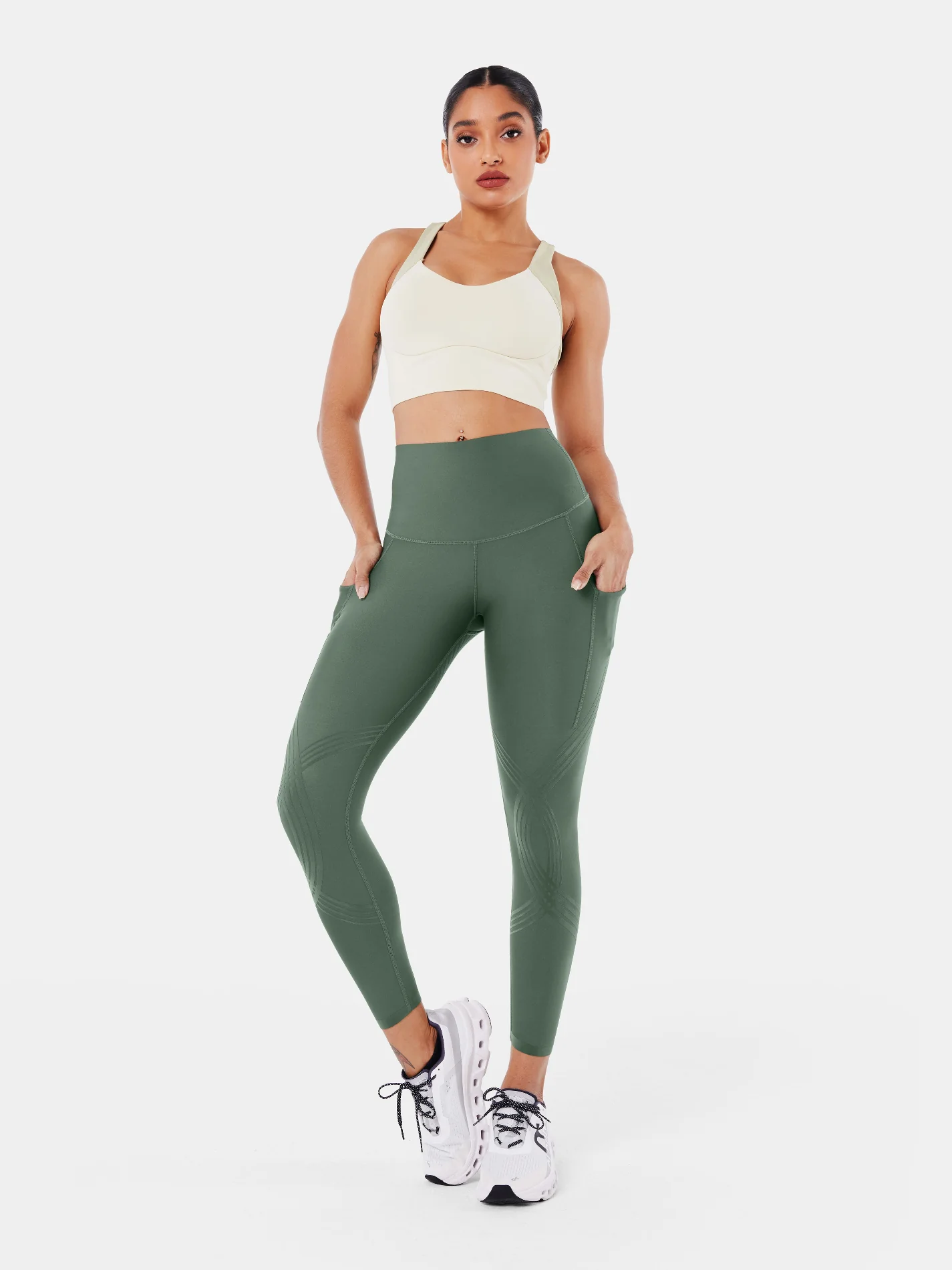 Body Sculpt Side Pocket 7/8 Leggings - Image 32