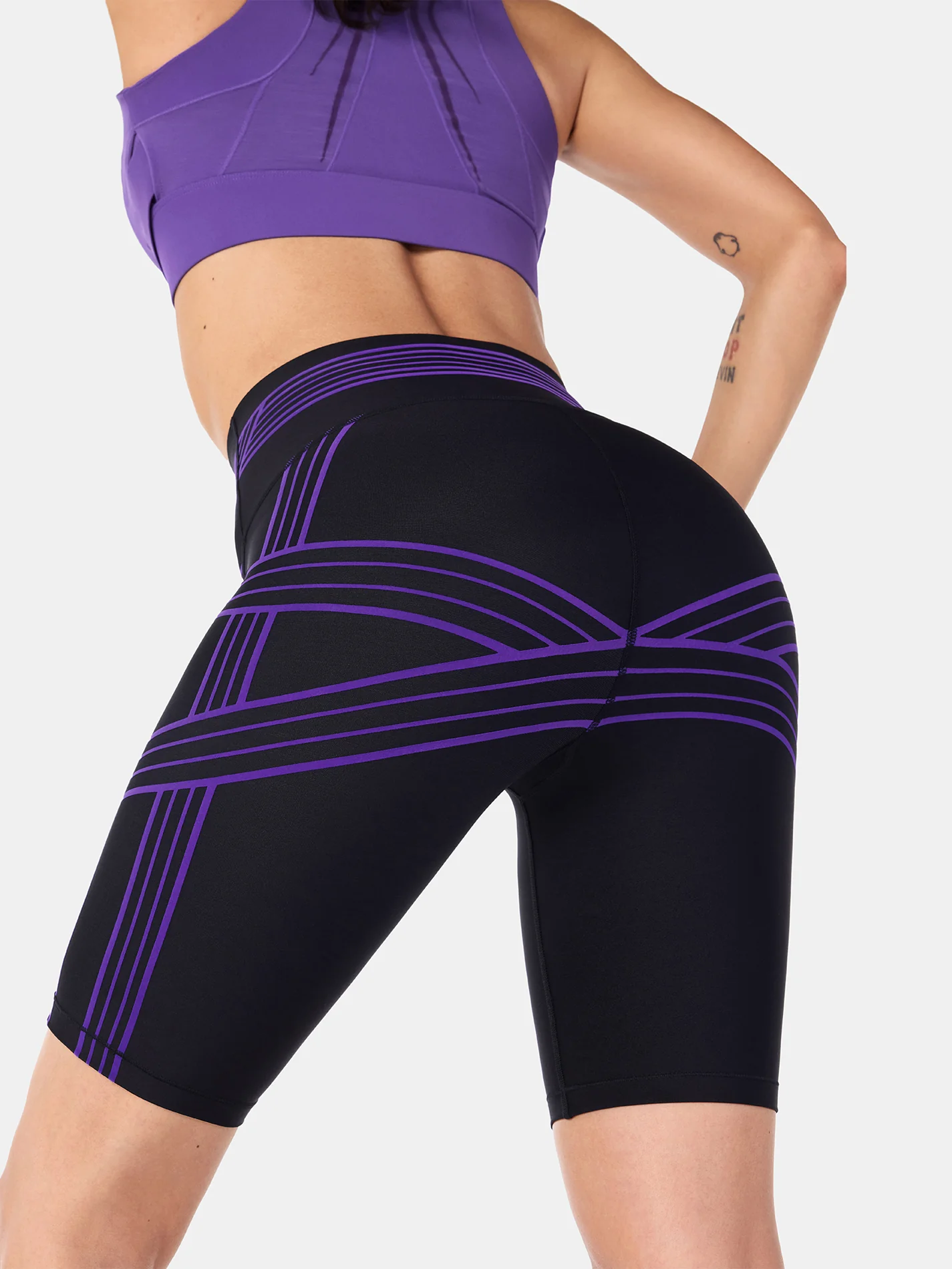PowerBand Resistance 9" Biker Shorts (Reversible Wear) - Image 6